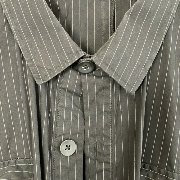 Black and white stripe custom made romper for 5’8 slim build or shorter - Picture 3 of 4